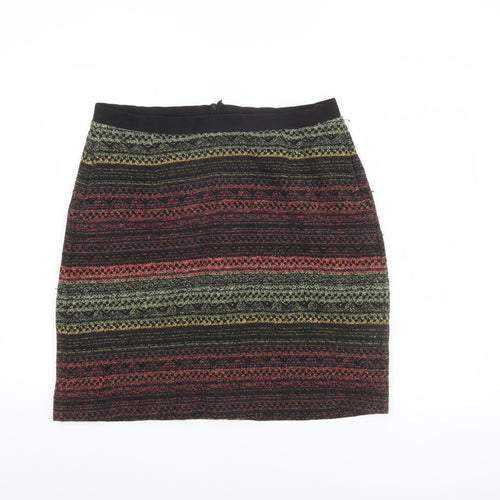 Noa Noa Womens Multicoloured Knee Length Pencil Skirt Size 12