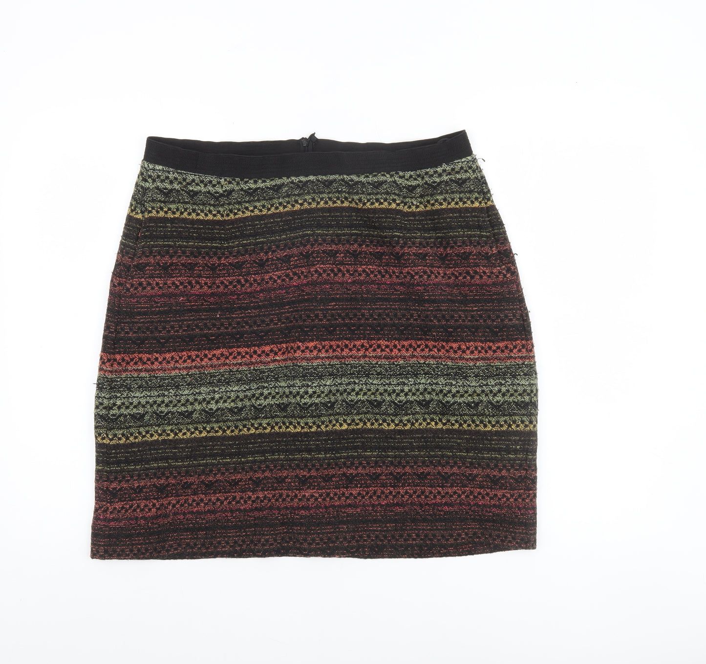 Noa Noa Womens Multicoloured Knee Length Pencil Skirt Size 12