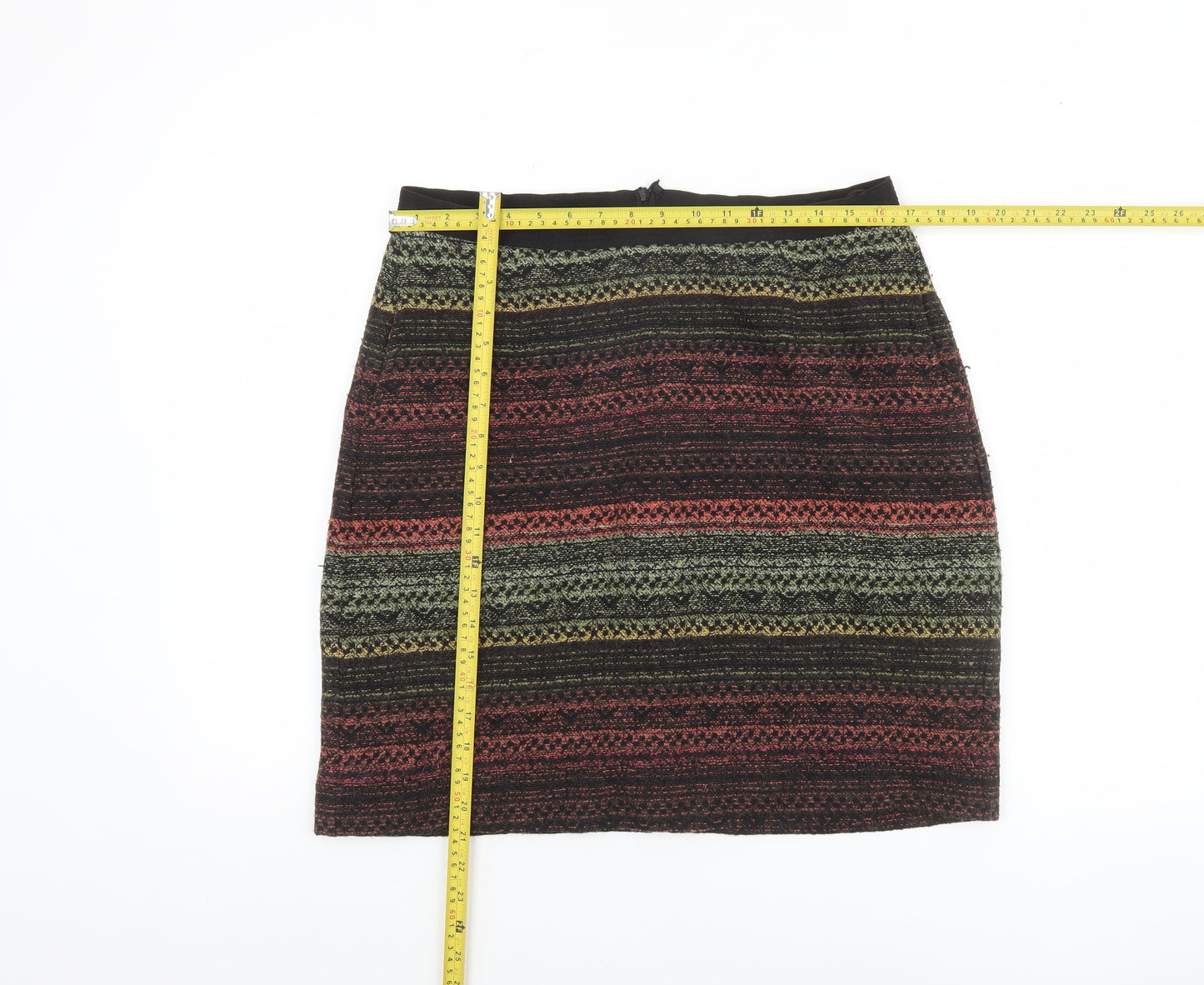 Noa Noa Womens Multicoloured Knee Length Pencil Skirt Size 12