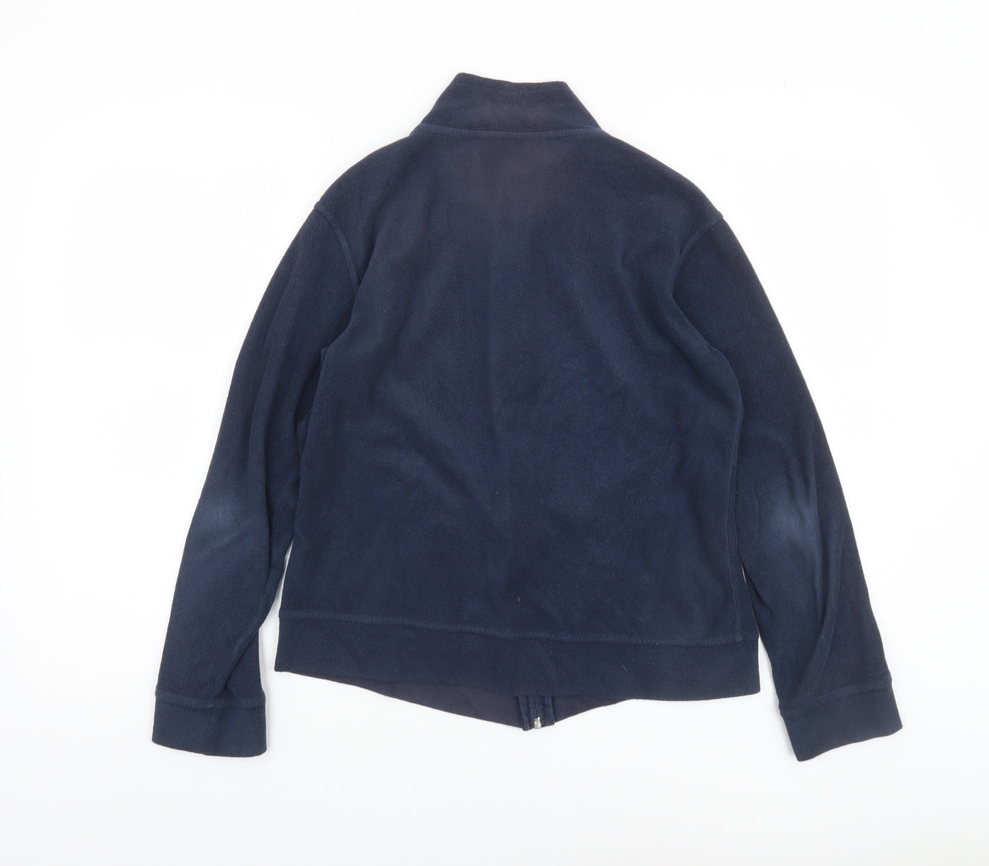 Dunnes Women's Blue Fleece Full Zip Jacket Size 10