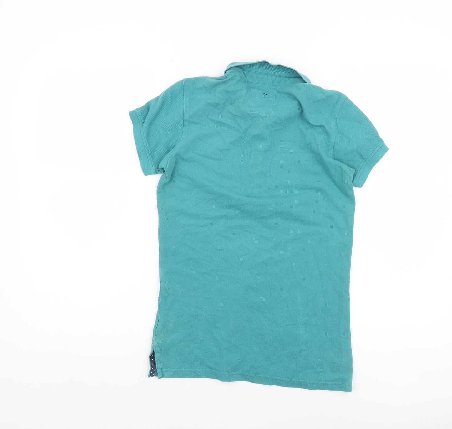Crew Clothing Co. Womens Green Cotton Polo Shirt Size 6