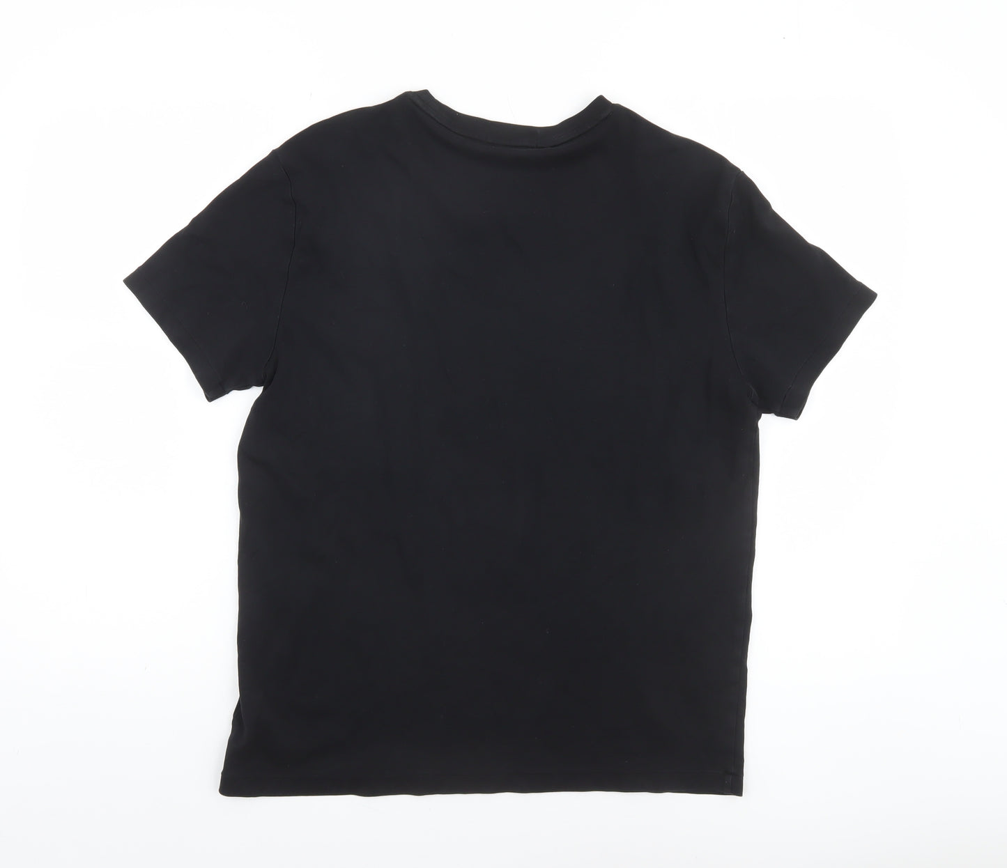 Ralph Lauren Men's Black Slim Fit Cotton Crew Neck T-Shirt M