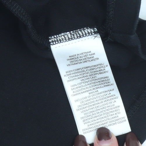 Ralph Lauren Men's Black Slim Fit Cotton Crew Neck T-Shirt M