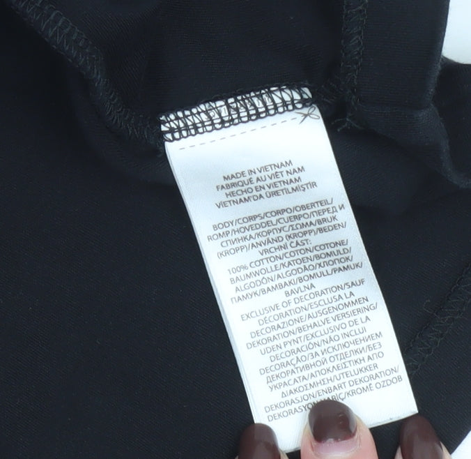 Ralph Lauren Men's Black Slim Fit Cotton Crew Neck T-Shirt M