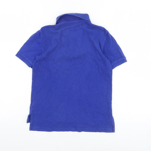 Ralph Lauren Boys Blue 8 Years Polo Shirt Short Sleeve Cotton
