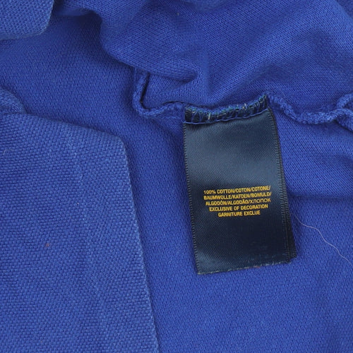 Ralph Lauren Boys Blue 8 Years Polo Shirt Short Sleeve Cotton