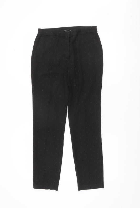 Zara Basic Women’s Black Slim Tapered Trousers Size M