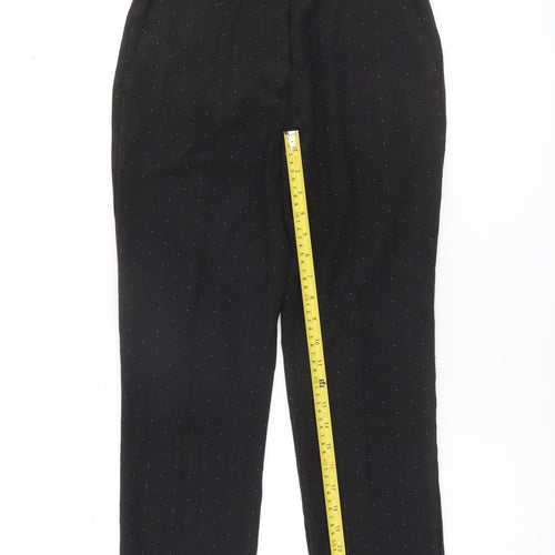 Zara Basic Women’s Black Slim Tapered Trousers Size M