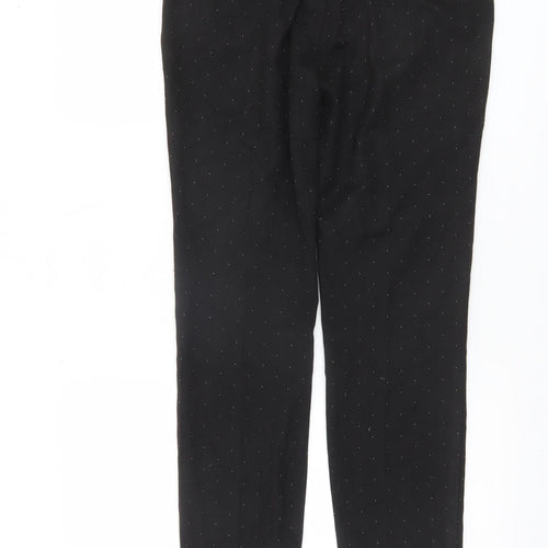 Zara Basic Women’s Black Slim Tapered Trousers Size M