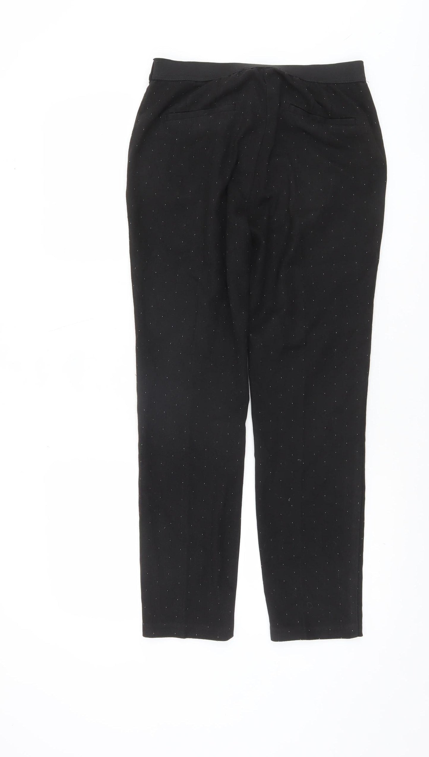 Zara Basic Women’s Black Slim Tapered Trousers Size M