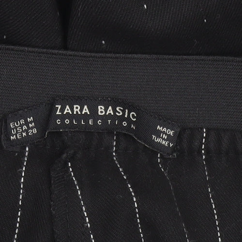Zara Basic Women’s Black Slim Tapered Trousers Size M