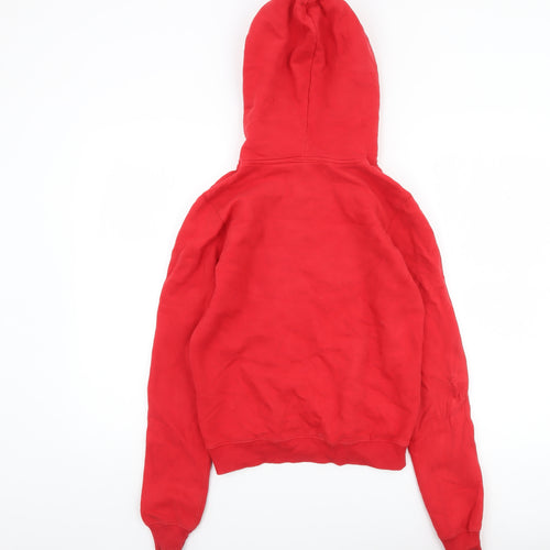 Billy Elliot London Red Hoodie Womens Small Pullover Cotton Blend