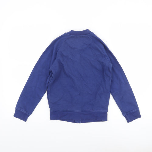 Lyle & Scott Boys Blue Full Zip Cotton Bomber Jacket 8-9 Years