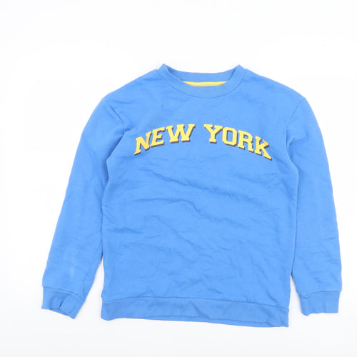 Marks and Spencer Boys Blue New York Sweatshirt 12-13 Years Pullover