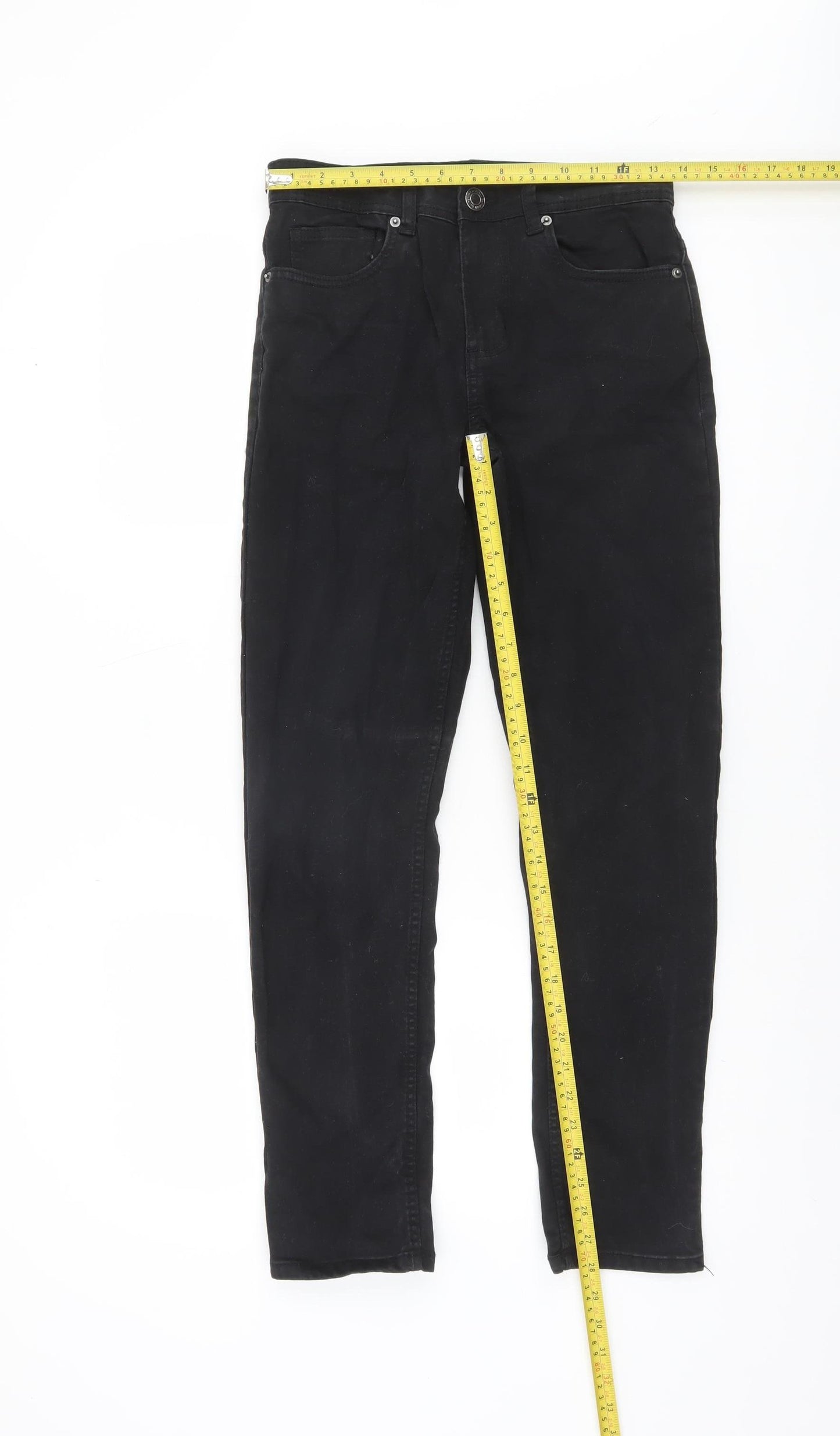 Denim Co. Men's Black Slim Fit Jeans 28W 30L Stretch Denim