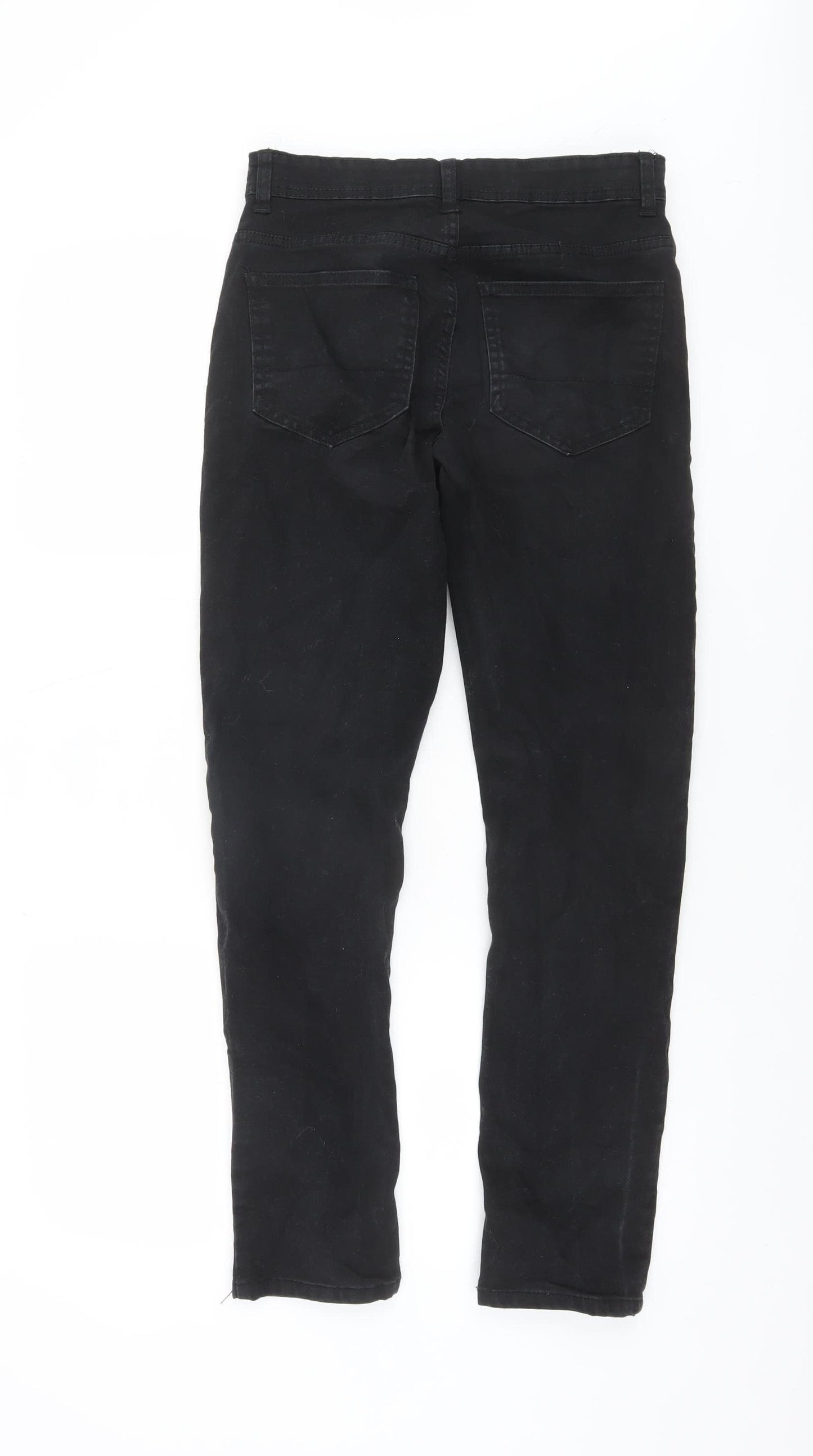 Denim Co. Men's Black Slim Fit Jeans 28W 30L Stretch Denim