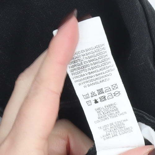 Denim Co. Men's Black Slim Fit Jeans 28W 30L Stretch Denim