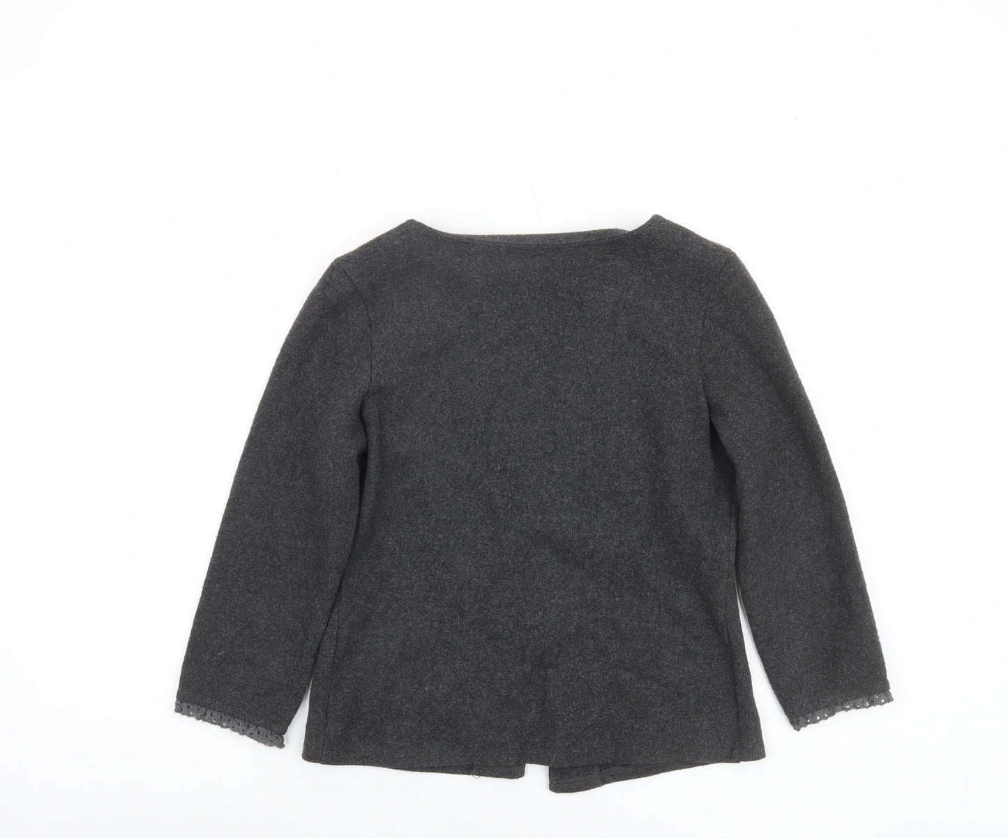 River Island Women’s Grey Cotton Acrylic Cardigan UK 10