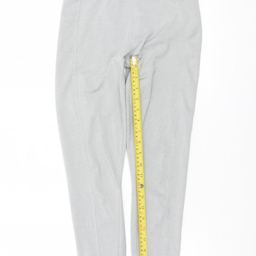 Puma Women's Grey Small Leggings with Elastic Waistband