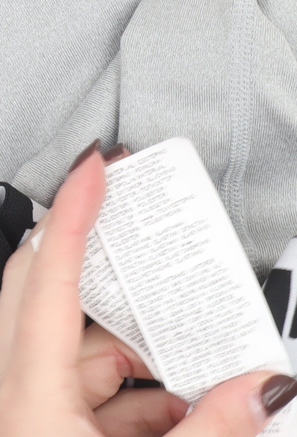 Puma Women's Grey Small Leggings with Elastic Waistband