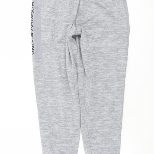 Under Armour Boys Grey ColdGear Jogger Trousers Size L Activewear