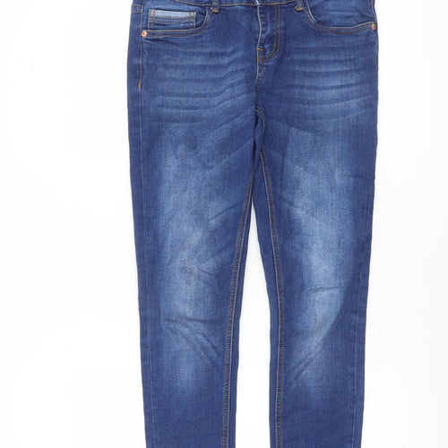 Denim Co. Women's Blue Size 8 Skinny Stretch Jeans