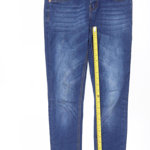 Denim Co. Women's Blue Size 8 Skinny Stretch Jeans