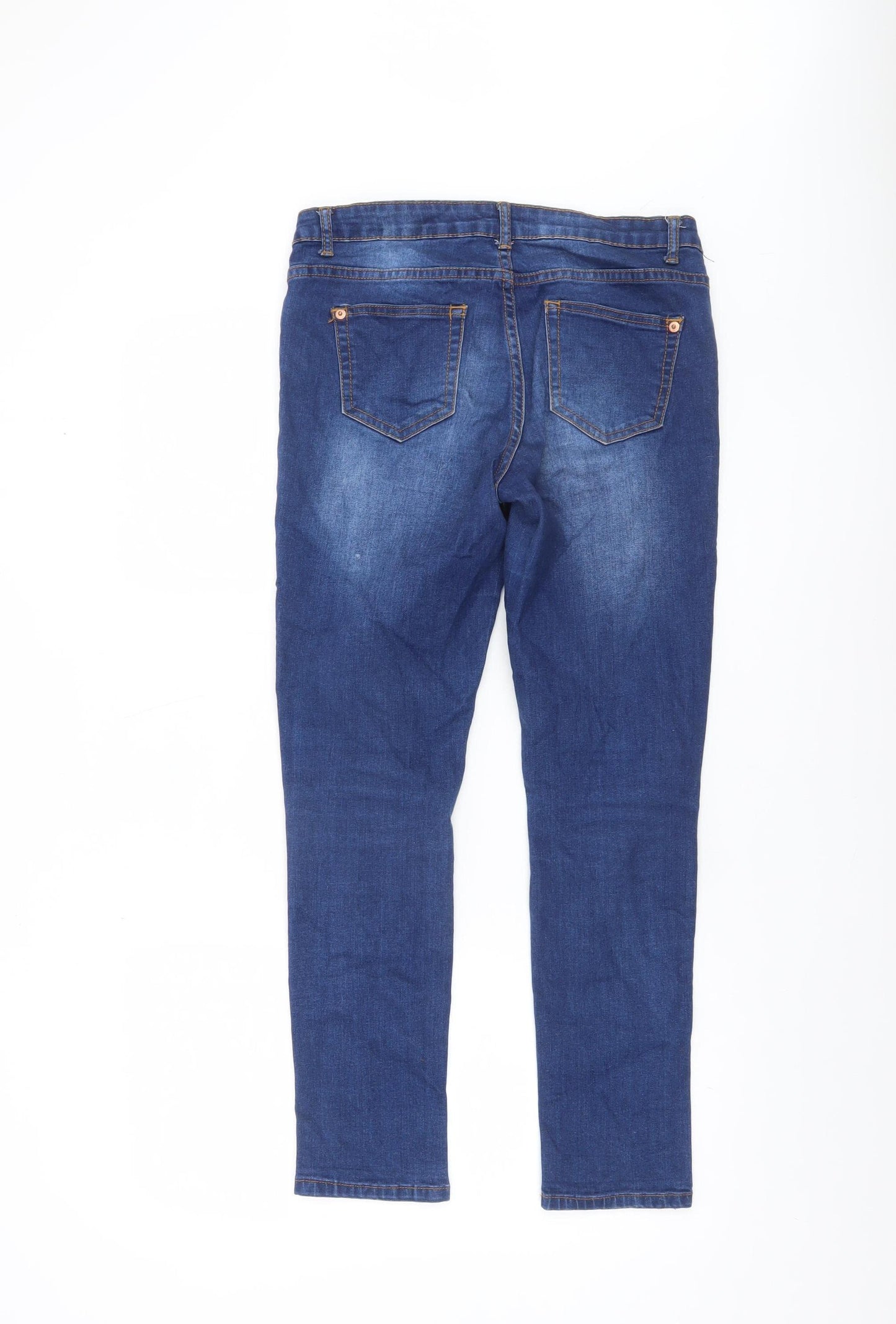 Denim Co. Women's Blue Size 8 Skinny Stretch Jeans