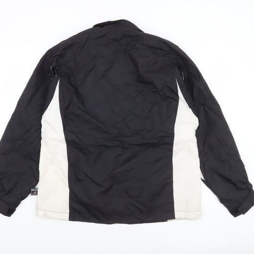 Pro Celebrity Men's Black Windbreaker Jacket S Track & Field Sport