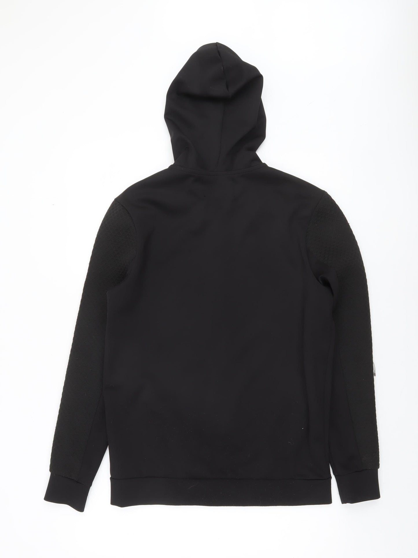 River Island Men’s Black Full Zip Hoodie Size S