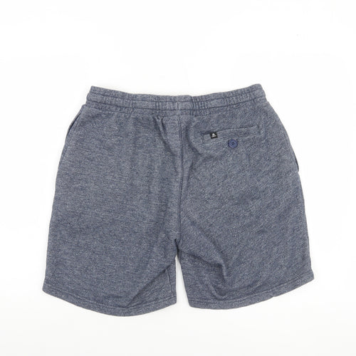 Firefly Men's Blue Sweat Shorts L Cotton Blend Casual