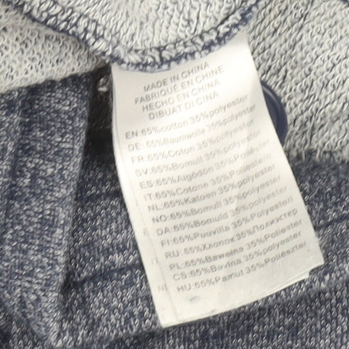 Firefly Men's Blue Sweat Shorts L Cotton Blend Casual