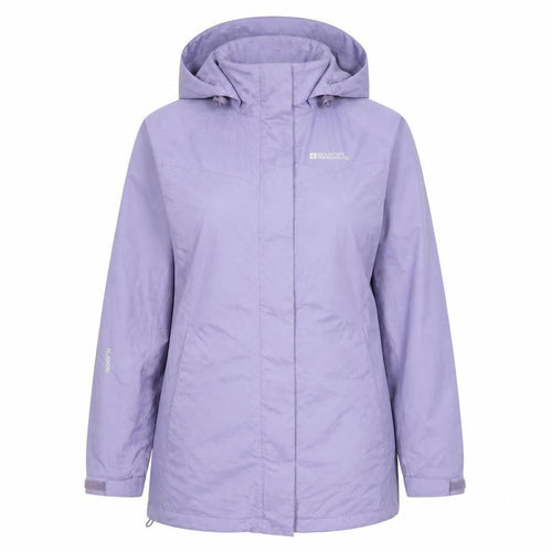 Mountain Warehouse Womens Purple Waterproof Hooded Rain Jacket UK 10