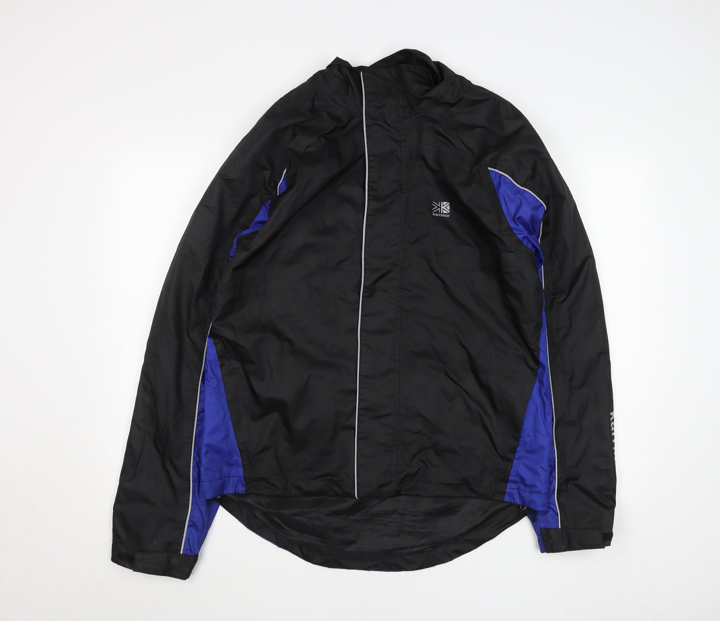 Karrimor Mens Black M Reflective Cycling Windbreaker Jacket