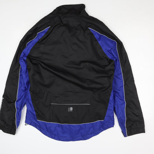 Karrimor Mens Black M Reflective Cycling Windbreaker Jacket