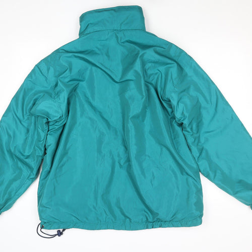 Tenson Men’s Green Anorak Jacket S Windproof Water Resistant Outdoor