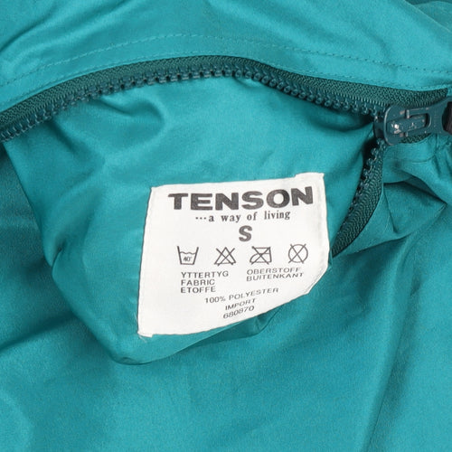 Tenson Men’s Green Anorak Jacket S Windproof Water Resistant Outdoor