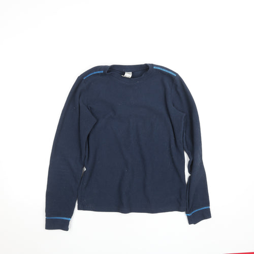 Quechua Boys Blue Fleece Pullover Sweatshirt 10 Years Hiking Warm