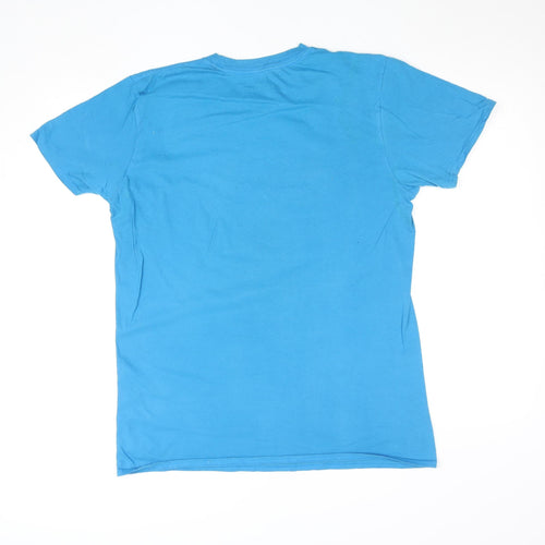Gorillaz Men's Blue Graphic Band T-Shirt Size L