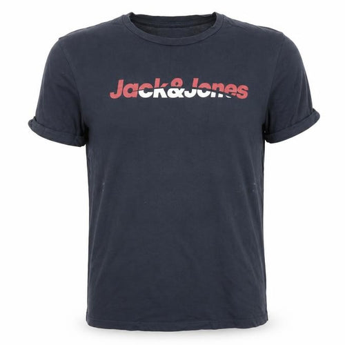 Jack & Jones Originals Men's Black Cotton Graphic T-Shirt Size M