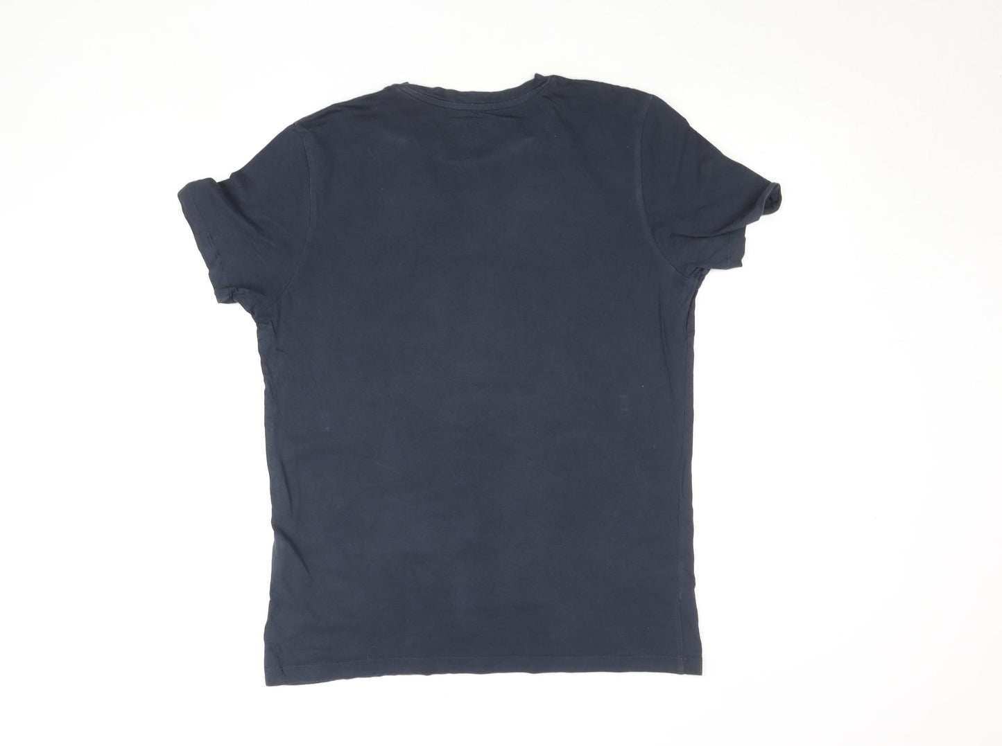 Jack & Jones Originals Men's Black Cotton Graphic T-Shirt Size M