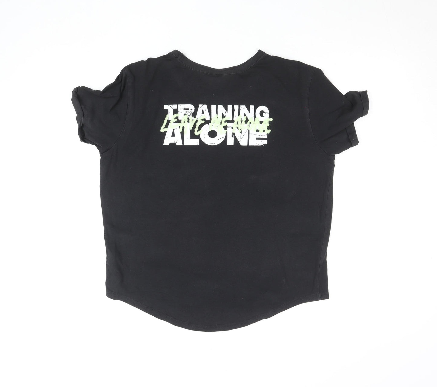 Gymshark Womens Black Small Cotton Stretch Training T-Shirt