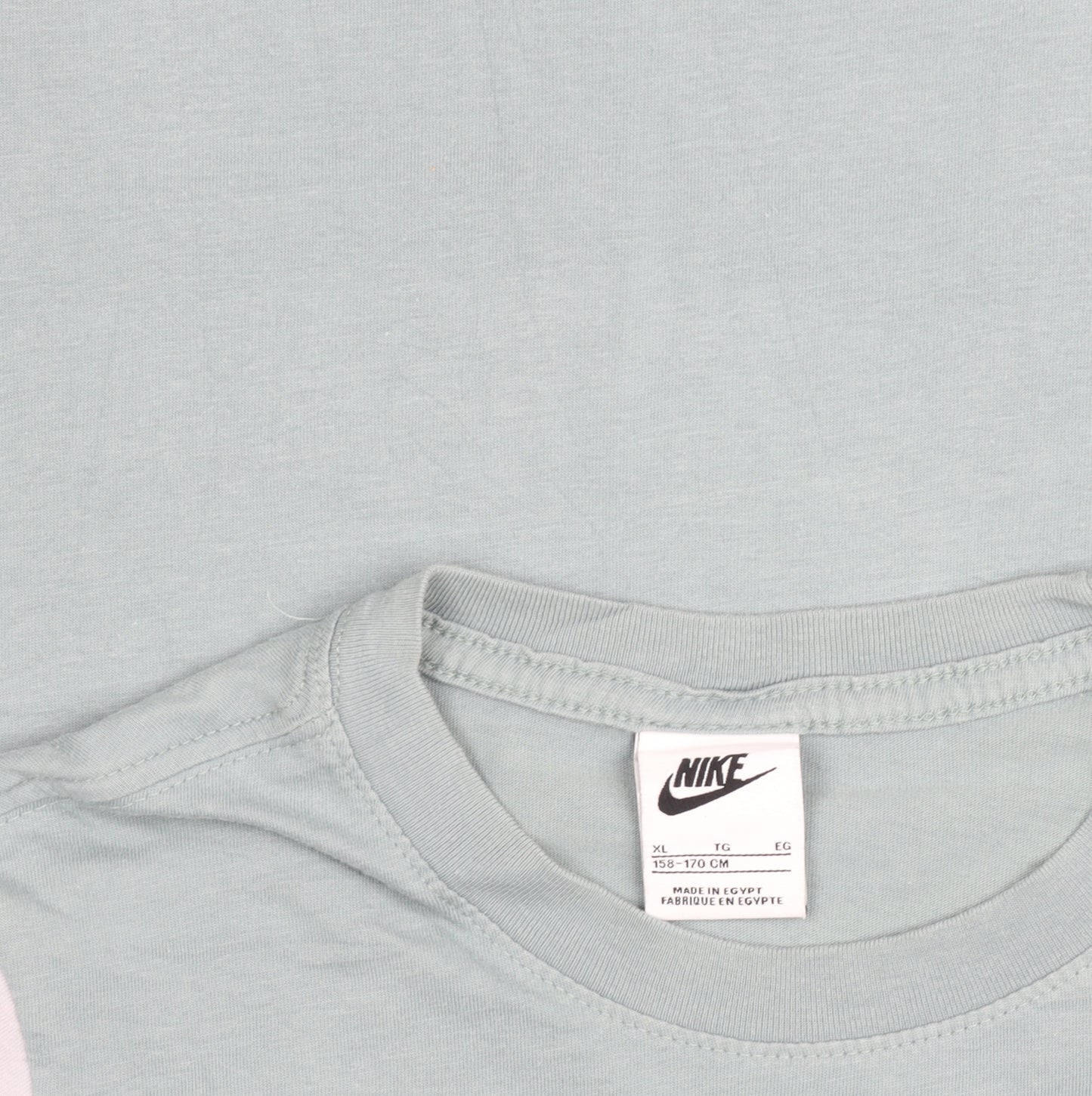 Nike Boys Blue XL Graphic Logo Short Sleeve Cotton T-Shirt