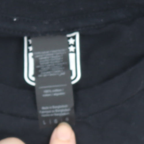 NFL Raiders Men's Black Large Graphic Cotton T-Shirt