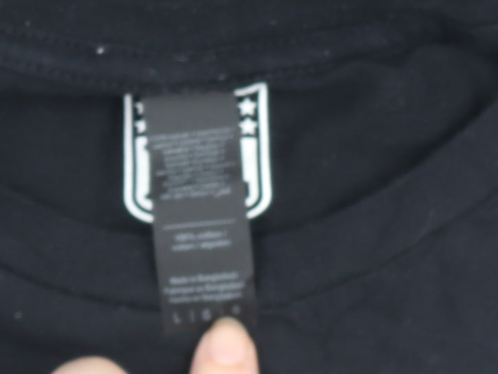 NFL Raiders Men's Black Large Graphic Cotton T-Shirt