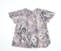 NEXT Women’s Multicoloured Cotton Bohemian Tunic Blouse Size 22