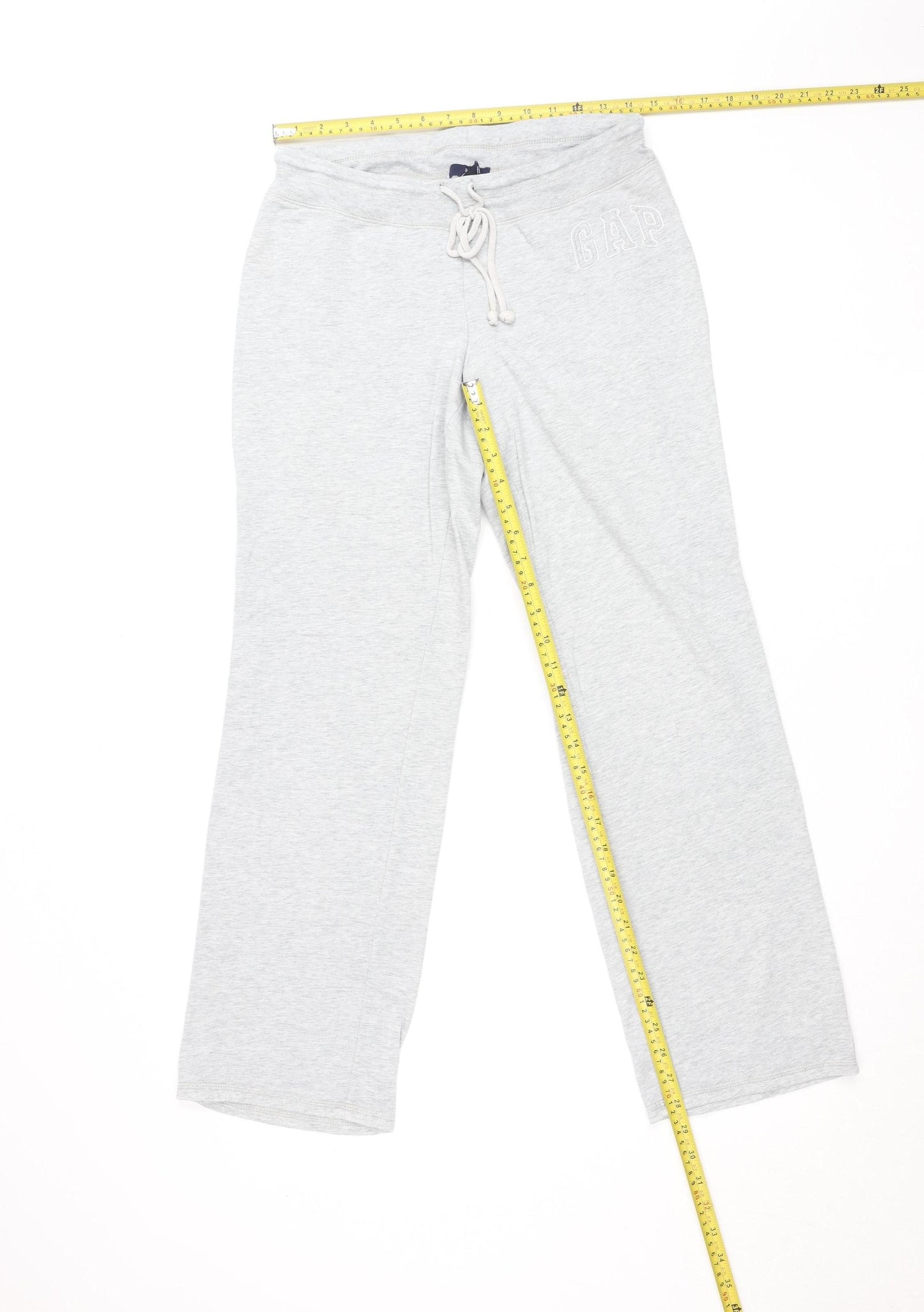 GAP Women Grey M Sweatpants Joggers Cotton Blend Drawstring Comfort