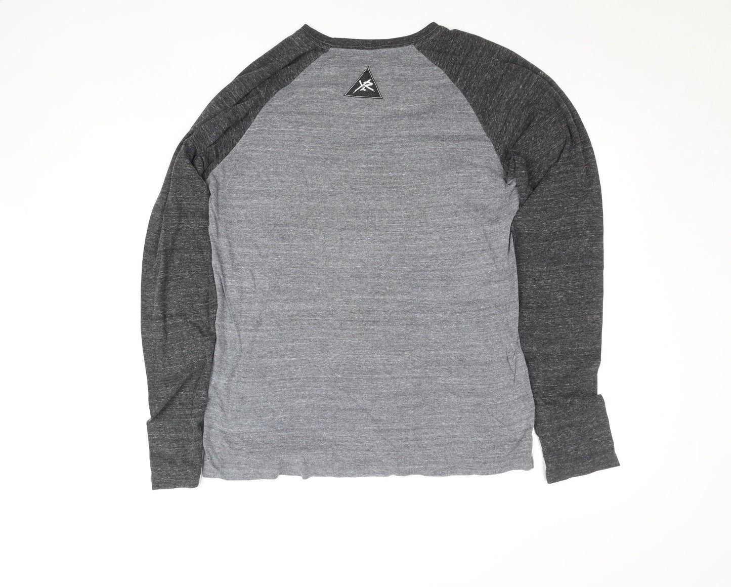 Young & Reckless Men’s Grey Long Sleeve Graphic Top Size L
