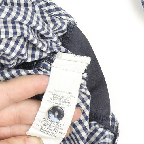 Cedar Wood State Men's Blue Check Button-Up Long Sleeve Shirt XL