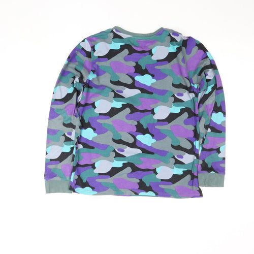 NEXT Teens Multicoloured Camouflage Cotton Long Sleeve Top 13yrs